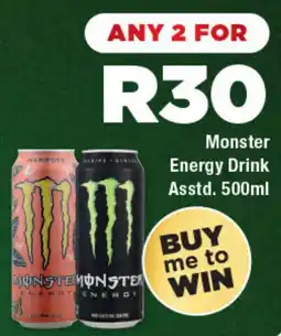 OK Foods Monster Energy Drink offer
