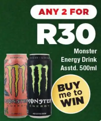 OK Foods Monster Energy Drink offer