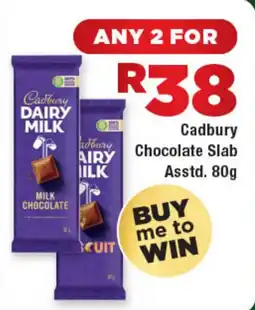 OK Foods Cadbury Chocolate Slab offer