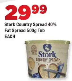 OK Foods Stork Country Spread 40% Fat Spread Tub offer