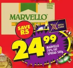 Shoprite Marvello 70% fat spread offer