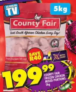 Shoprite County fair frozen chicken mixed portions offer