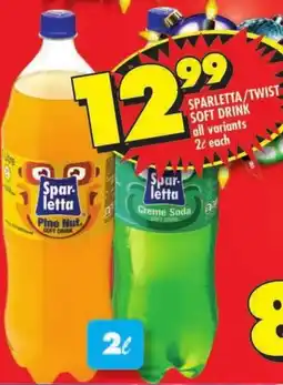 Shoprite Sparletta/ twist soft drink offer