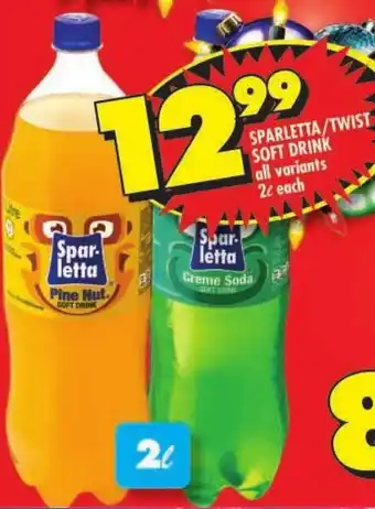 Shoprite Sparletta/ twist soft drink offer