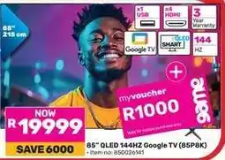Game 85 QLED 144HZ Google TV (85P8K) offer