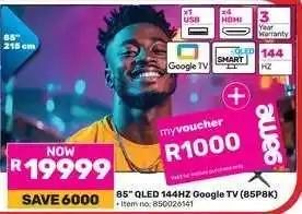 Game 85 QLED 144HZ Google TV (85P8K) offer