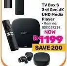 Game TV Box S 3rd Gen 4K UHD Media Player offer