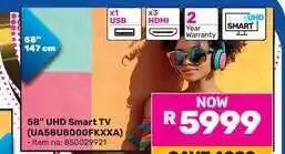 Game 58 UHD Smart TV (UA58U8000FKXXA) offer