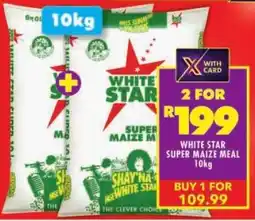 Shoprite White star super maize meal offer