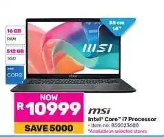 Game MSI Laptop offer