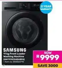 Game Samsung 11 kg Front Loader Washing Machine offer