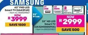 Game Samsung 43 FHD LED Smart TV (UA43F60) offer