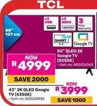 Game 50” QLED 2K Google TV (50S5K) offer