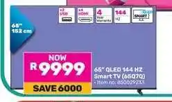 Game 65 QLED 144 HZ Smart TV (6507Q) offer