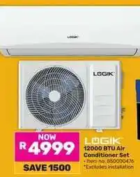 Game Logik 12000 BTU Air Conditioner Set offer