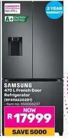 Game Samsung 470 L French Door Refrigerator offer