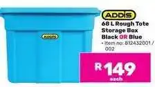 Game ADDIS 68 L Rough Tote Storage Box offer