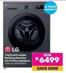 Game LG 7 kg Front Loader Washing Machine offer