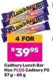 Game Cadbury Lunch Bar Max PLUS Cadbury PS offer