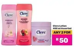 Game Clere Lotion 400 ml Assorted offer