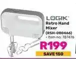 Game Logik Retro Hand Mixer offer