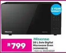 Game Hisense 20 L Solo Digital Microwave Oven offer