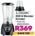 Game LOGIK 300 W Blender Grinder offer