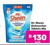 Game Mr.Sheen Dishwasher Tablets-48s offer