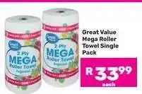 Game Great Value Mega Roller Towel Single Pack offer