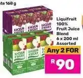 Game Liquifruit 100% Fruit Juice Blend offer