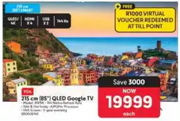 Makro TCL 215 cm (85) QLED Google TV offer