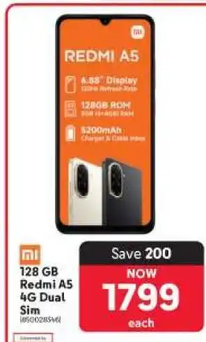 Makro 128 GB Redmi A5 4G Dual Sim offer