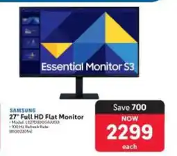 Makro Samsung 27” Full HD Flat Monitor offer