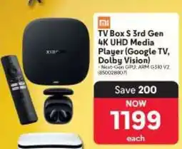 Makro TV Box S 3rd Gen 4K UHD Media Player offer