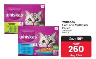 Makro WHISKAS Cat Food Multipack Pouch offer