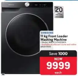 Makro Samsung 11 kg Front Loader Washing Machine offer
