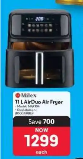 Makro Milex 11 L AirDuo Air Fryer offer