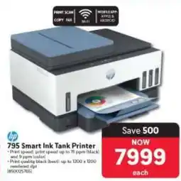 Makro HP 795 Smart Ink Tank Printer offer