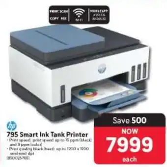 Makro HP 795 Smart Ink Tank Printer offer