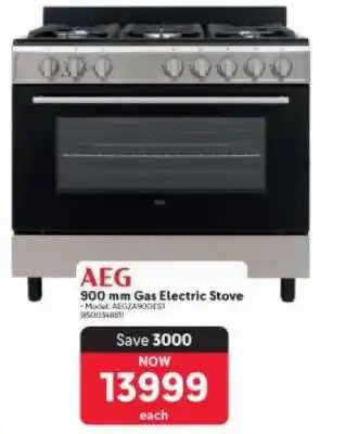 Makro AEG 900 mm Gas Electric Stove offer