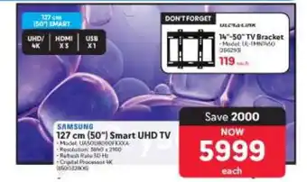 Makro Samsung 127 cm (50) Smart UHD TV offer