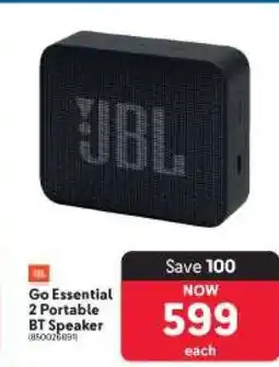 Makro JBL Go Essential 2 Portable BT Speaker offer