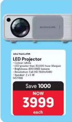 Makro ULTRA-LINK LED Projector offer