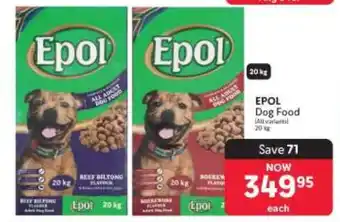 Makro EPOL DOG FOOD offer