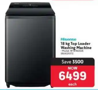 Makro Hisense 18 kg Top Loader Washing Machine offer