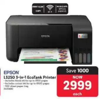 Makro Epson L3250 3 In 1 Ecotank Printer offer