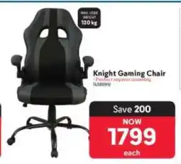 Makro Knight Gaming Chair offer