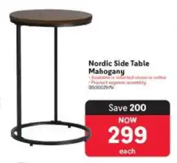 Makro Nordic Side Table Mahogany offer