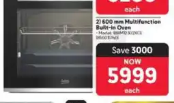 Makro 600 mm Multifunction Built-in Oven offer