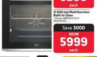 Makro 600 mm Multifunction Built-in Oven offer